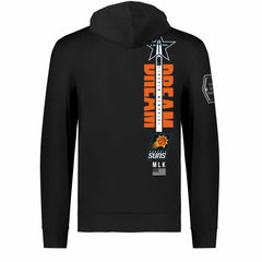Phoenix Suns FISLL x Black History Collection Unisex Pullover Hoodie - Black - NBA