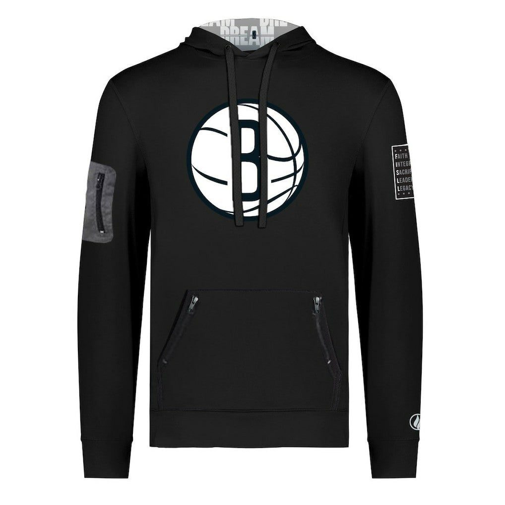 Brooklyn Nets FISLL x Black History Collection Unisex Pullover Hoodie - Black - NBA