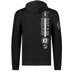 Brooklyn Nets FISLL x Black History Collection Unisex Pullover Hoodie - Black - NBA