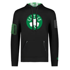 Boston Celtics FISLL x Black History Collection Unisex Pullover Hoodie - Black - NBA
