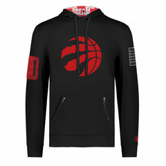 Toronto Raptors FISLL x Black History Collection Unisex Pullover Hoodie - Black - NBA