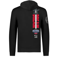New Orleans Pelicans FISLL x Black History Collection Unisex Pullover Hoodie - Black - NBA