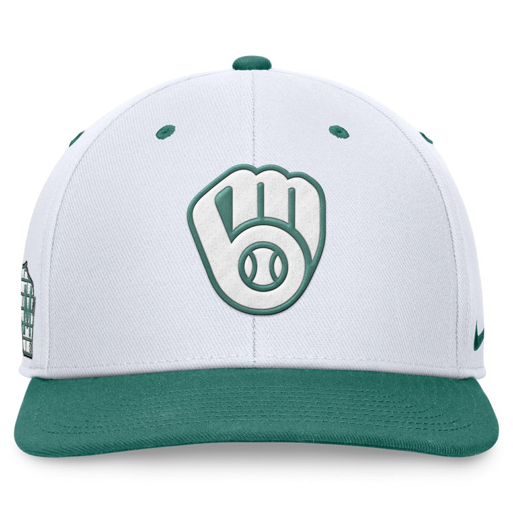 Milwaukee Brewers Nike Bicoastal Two-Tone Pro Performance Snapback Hat - MLB