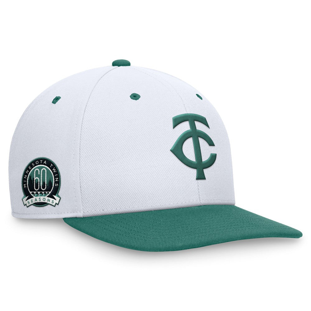 Minnesota Twins Nike Bicoastal Two-Tone Pro Performance Snapback Hat - MLB