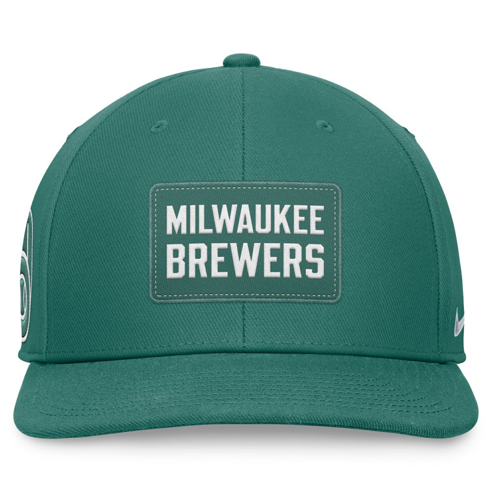 Milwaukee Brewers Nike Bicoastal Pro Performance Snapback Hat - MLB