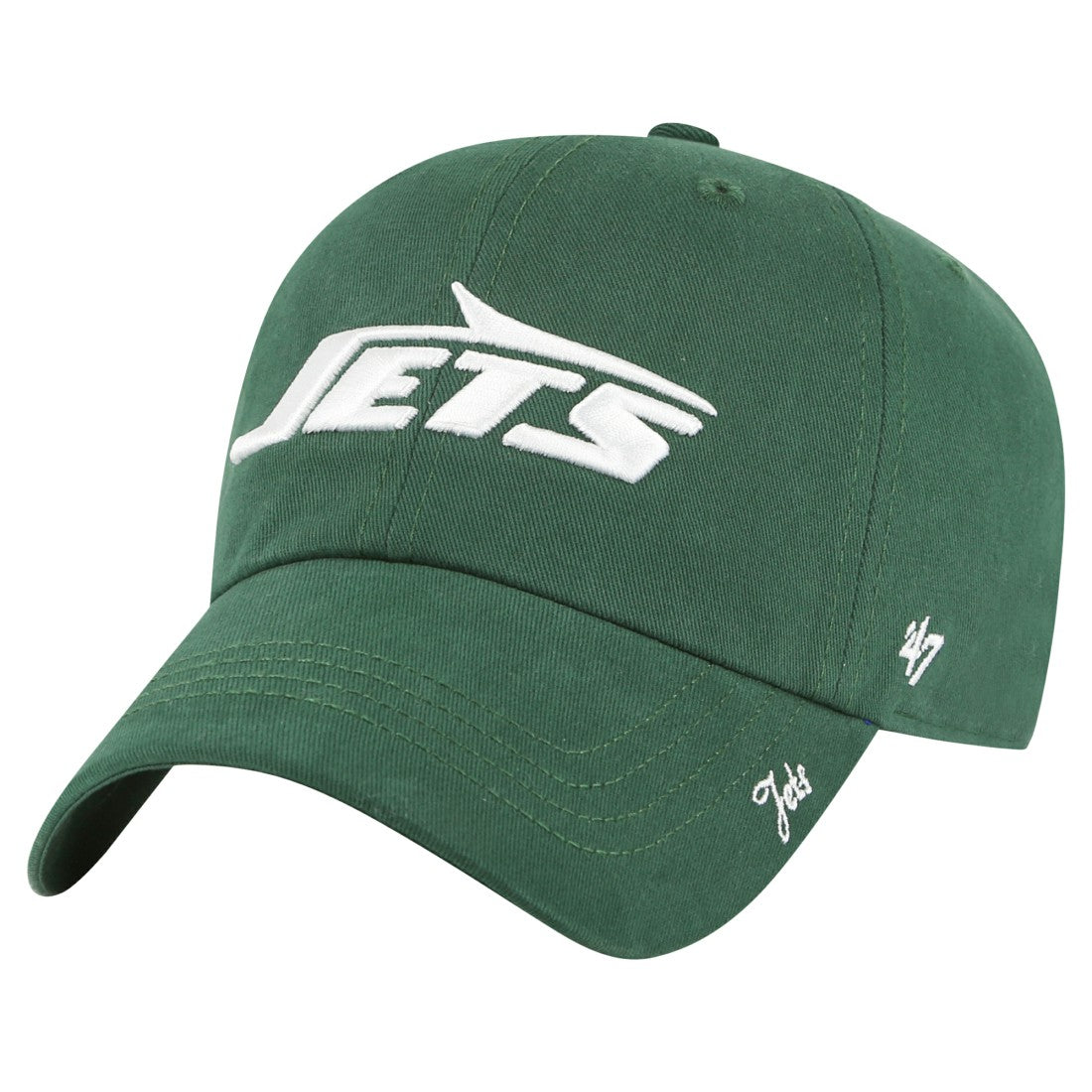 New York Jets '47 Women's Miata Clean Up Adjustable Hat Green | 47 brand