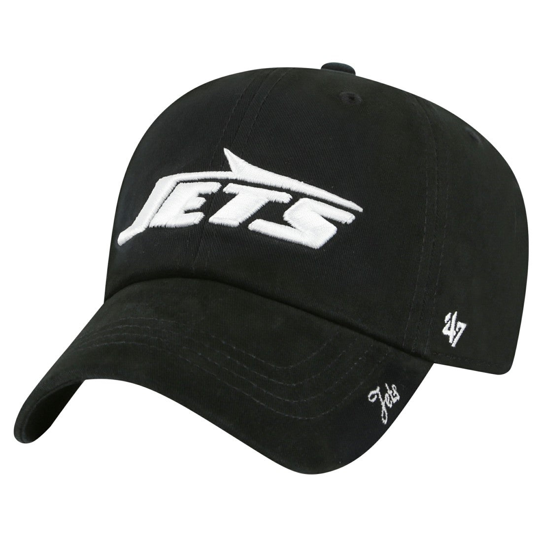 New York Jets '47 Women's Miata Clean Up Adjustable Hat Black | 47 brand