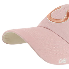 Indianapolis Colts '47 Women's Ballpark Cheer Dusty Rose Clean Up Adjustable Hat Pink | 47 brand