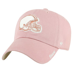 Cleveland Browns '47 Women's Ballpark Cheer Dusty Rose Clean Up Adjustable Hat Pink | 47 brand