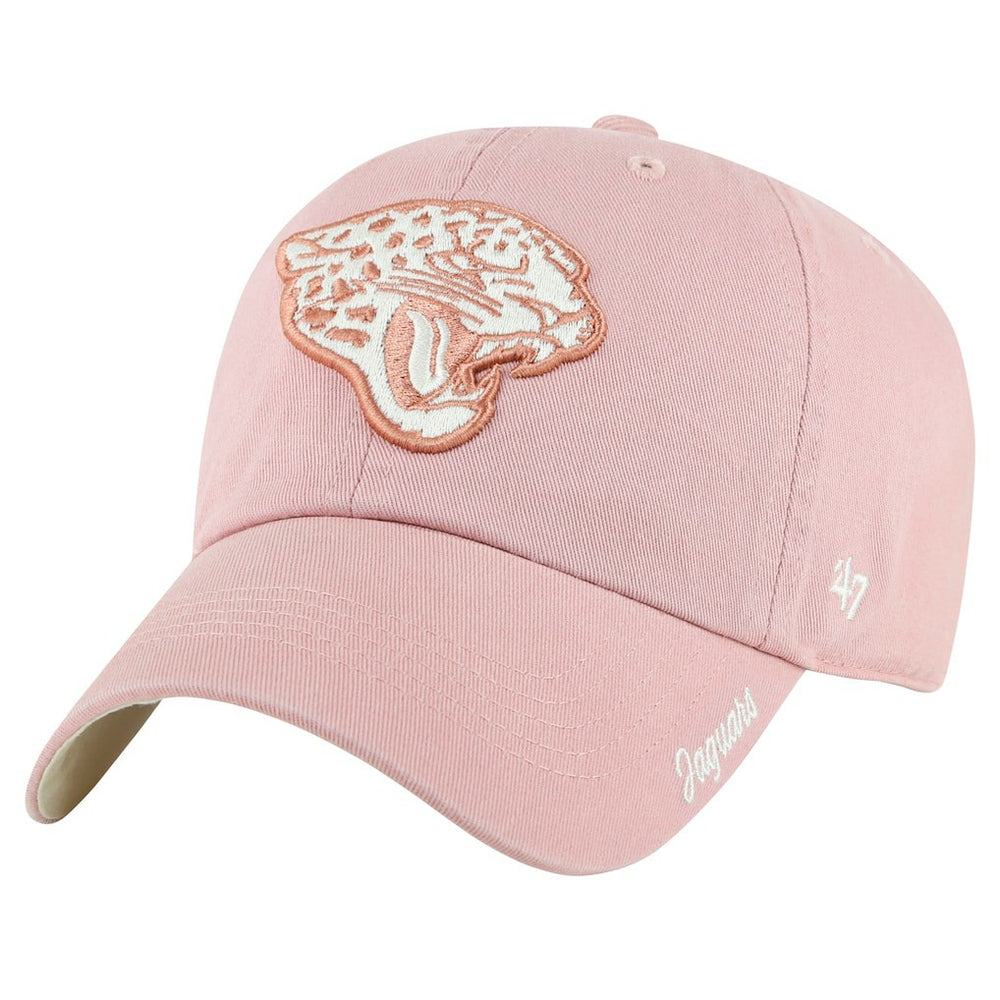 Jacksonville Jaguars '47 Women's Ballpark Cheer Dusty Rose Clean Up Adjustable Hat Pink | 47 brand