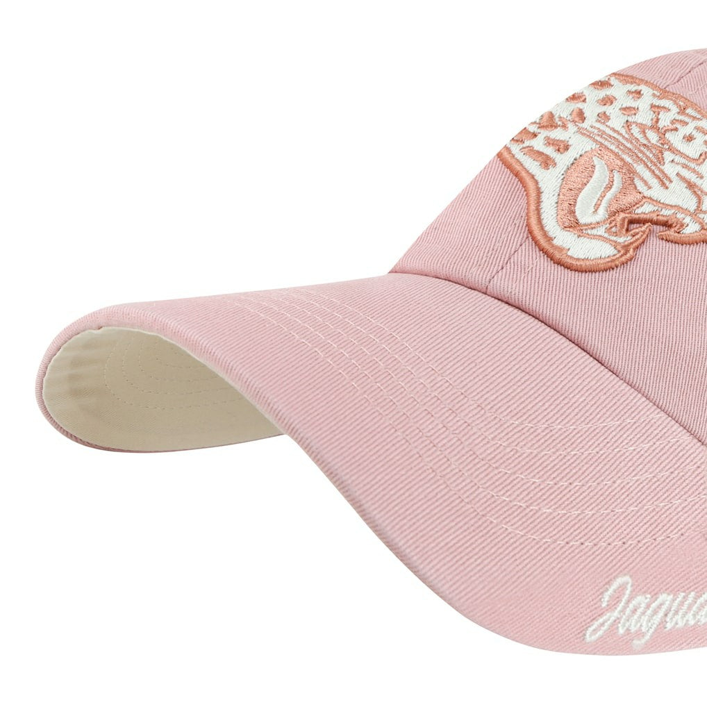 Jacksonville Jaguars '47 Women's Ballpark Cheer Dusty Rose Clean Up Adjustable Hat Pink | 47 brand