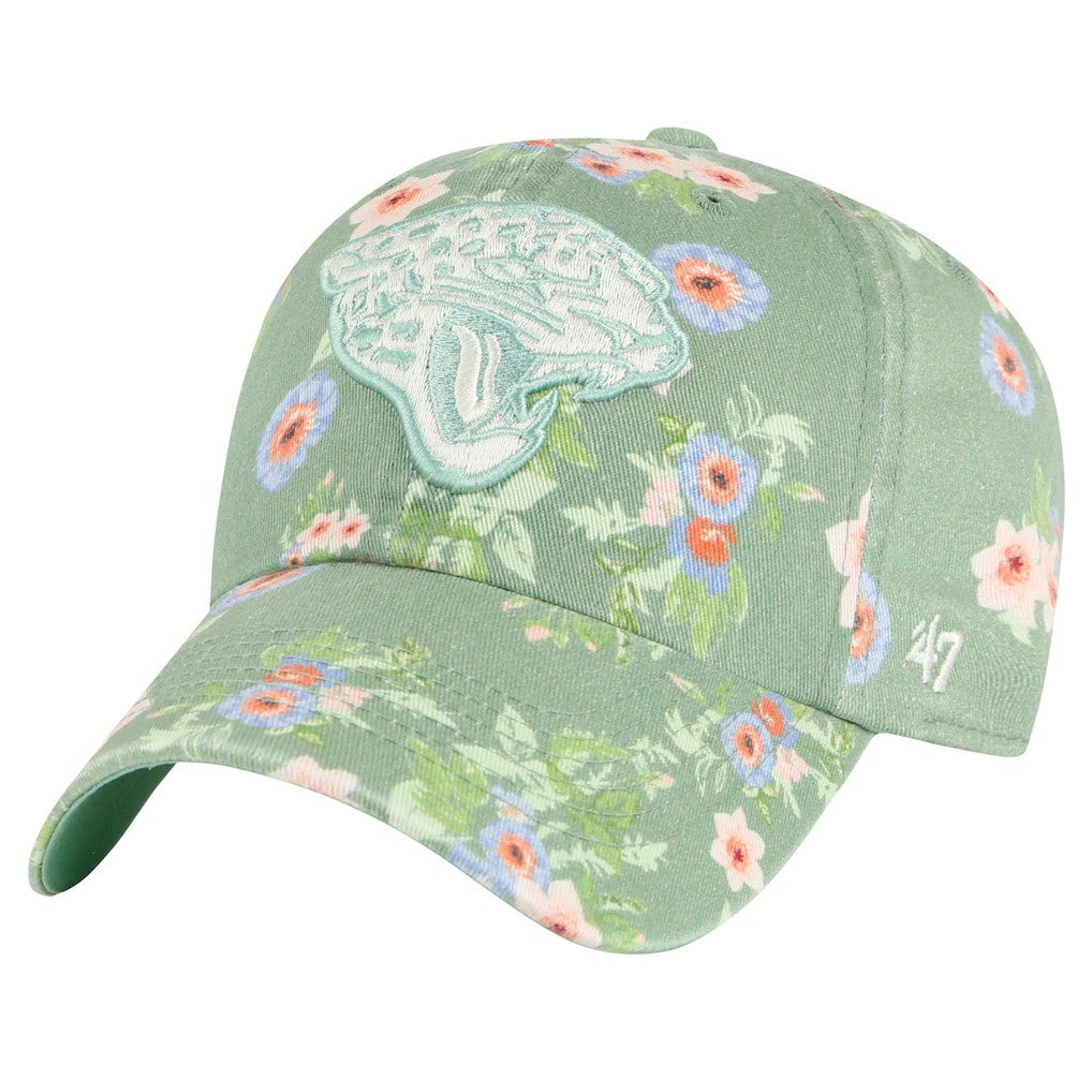 Jacksonville Jaguars '47 Women's Meadow Garden Clean Up Adjustable Hat Green | 47 brand
