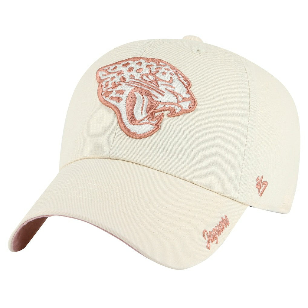 Jacksonville Jaguars '47 Women's Ballpark Cheer Clean Up Adjustable Hat Natural | 47 brand