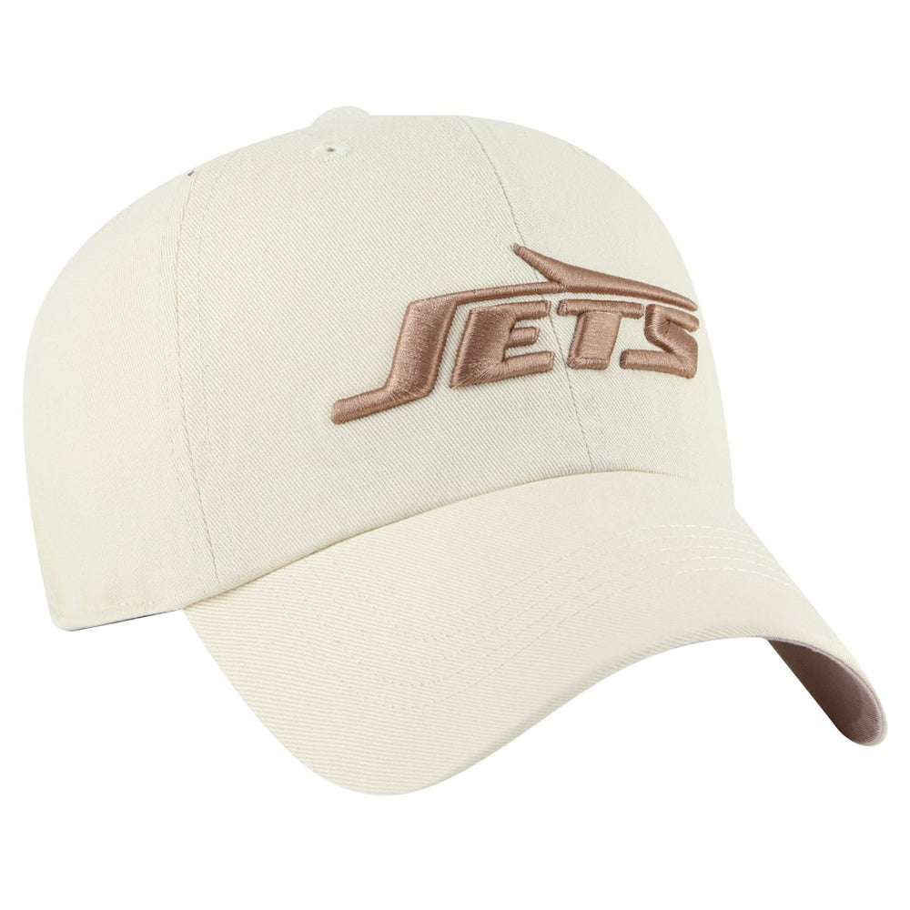 New York Jets '47 Women's Ballpark Cheer Clean Up Adjustable Hat Natural | 47 brand