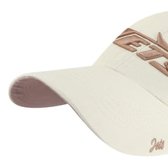 New York Jets '47 Women's Ballpark Cheer Clean Up Adjustable Hat Natural | 47 brand