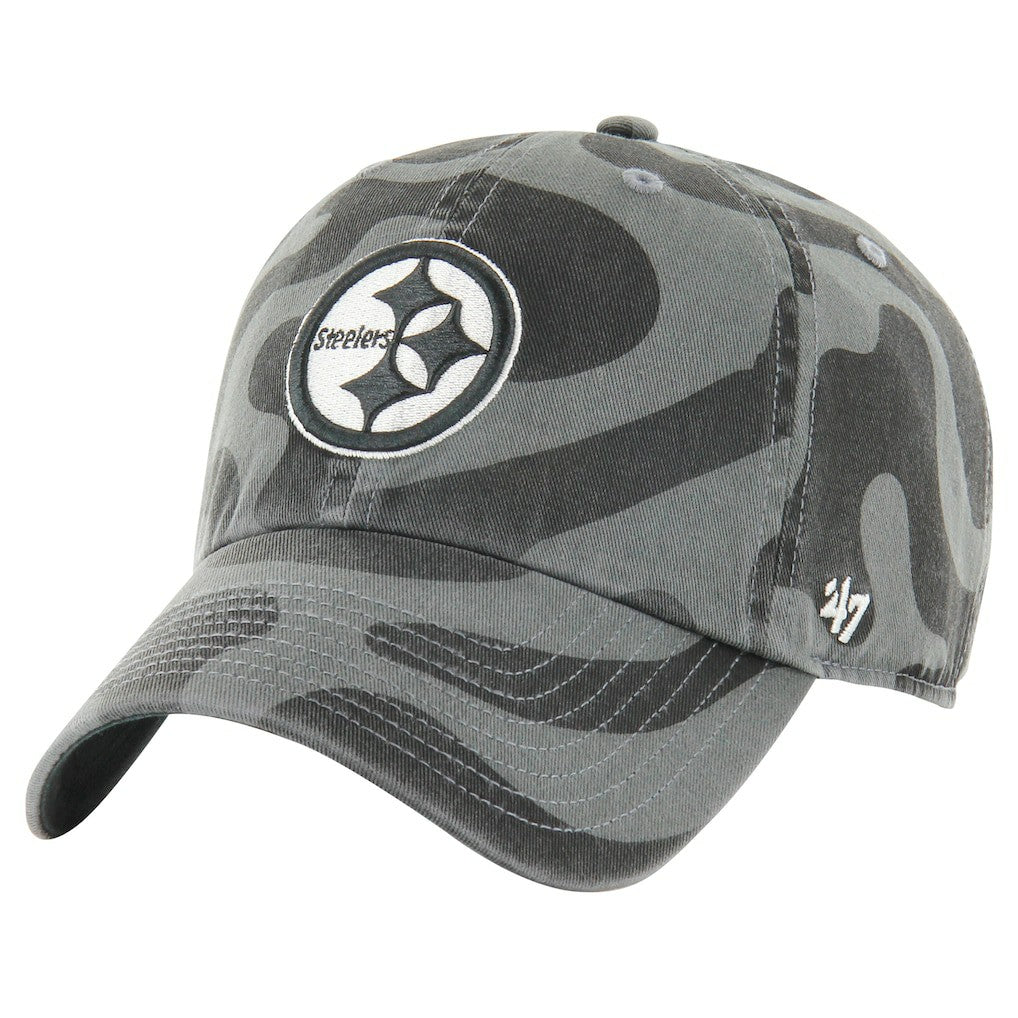 Pittsburgh Steelers '47 Women's Freeform Clean Up Adjustable Hat Charcoal | 47 brand