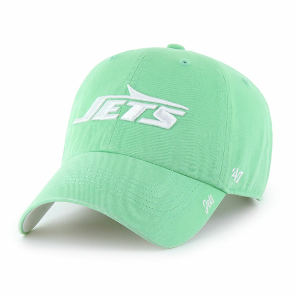 New York Jets '47 Women's Luminance Cheer Clean Up Adjustable Hat Green | 47 brand