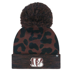 Cincinnati Bengals '47 Women's Cacao Cuffed Knit Hat with Pom Brown | 47 brand
