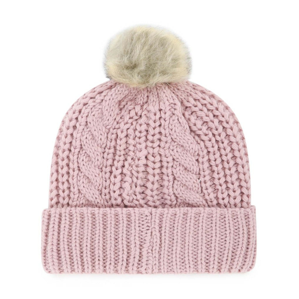 Jacksonville Jaguars '47 Women's Meeko Cuffed Knit Hat with Pom Dusty Rose | 47 brand