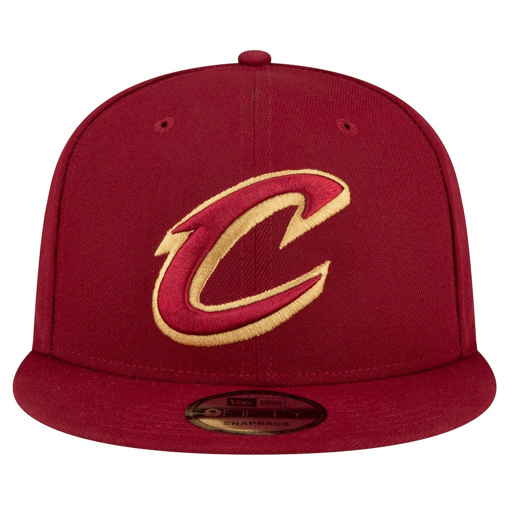 Cleveland Cavaliers Team Color 9FIFTY Snapback Hat Wine - NBA