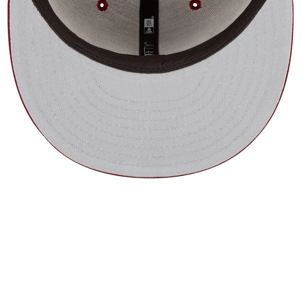 Cleveland Cavaliers Team Color 9FIFTY Snapback Hat Wine - NBA