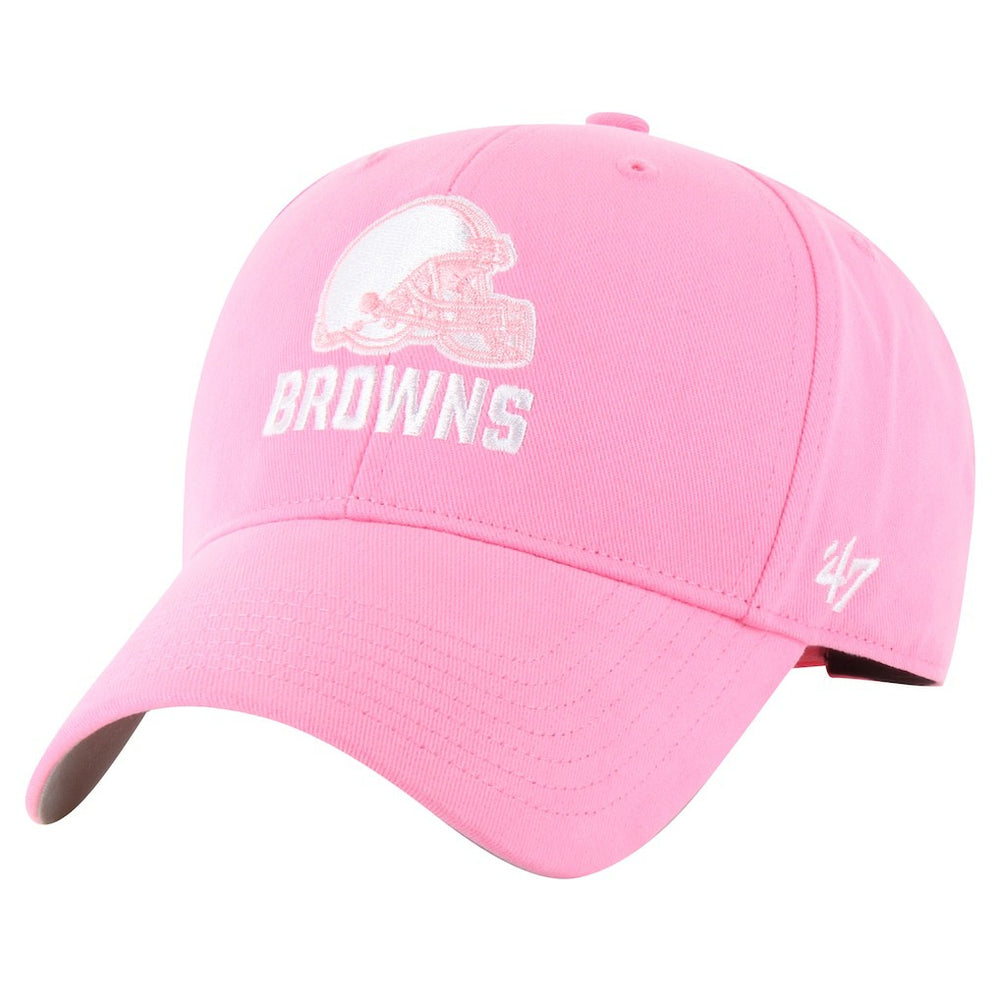 Cleveland Browns '47 Girls Youth Rose MVP Adjustable Hat Pink | 47 brand