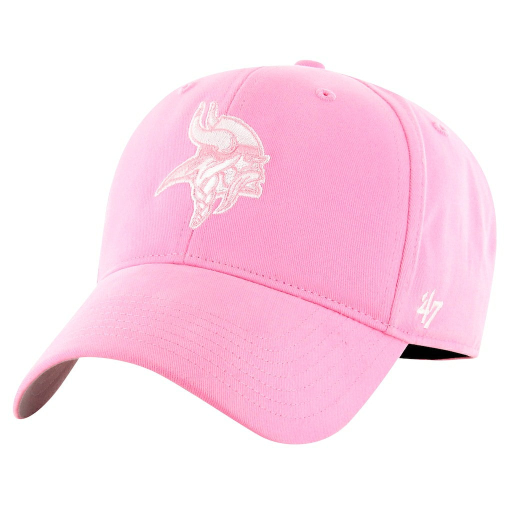 Minnesota Vikings '47 Girls Youth Rose MVP Adjustable Hat Pink | 47 brand