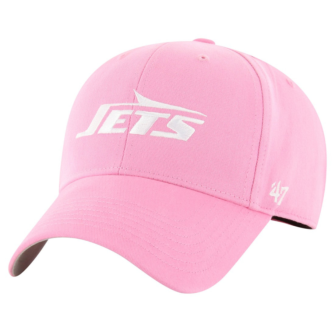 New York Jets '47 Girls Youth Rose MVP Adjustable Hat Pink | 47 brand