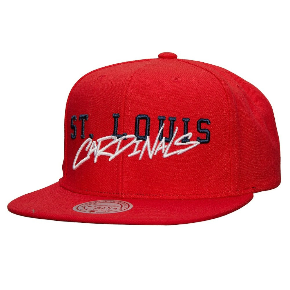 St. Louis Cardinals Mitchell & Ness Team Tagged Snapback Hat - MLB
