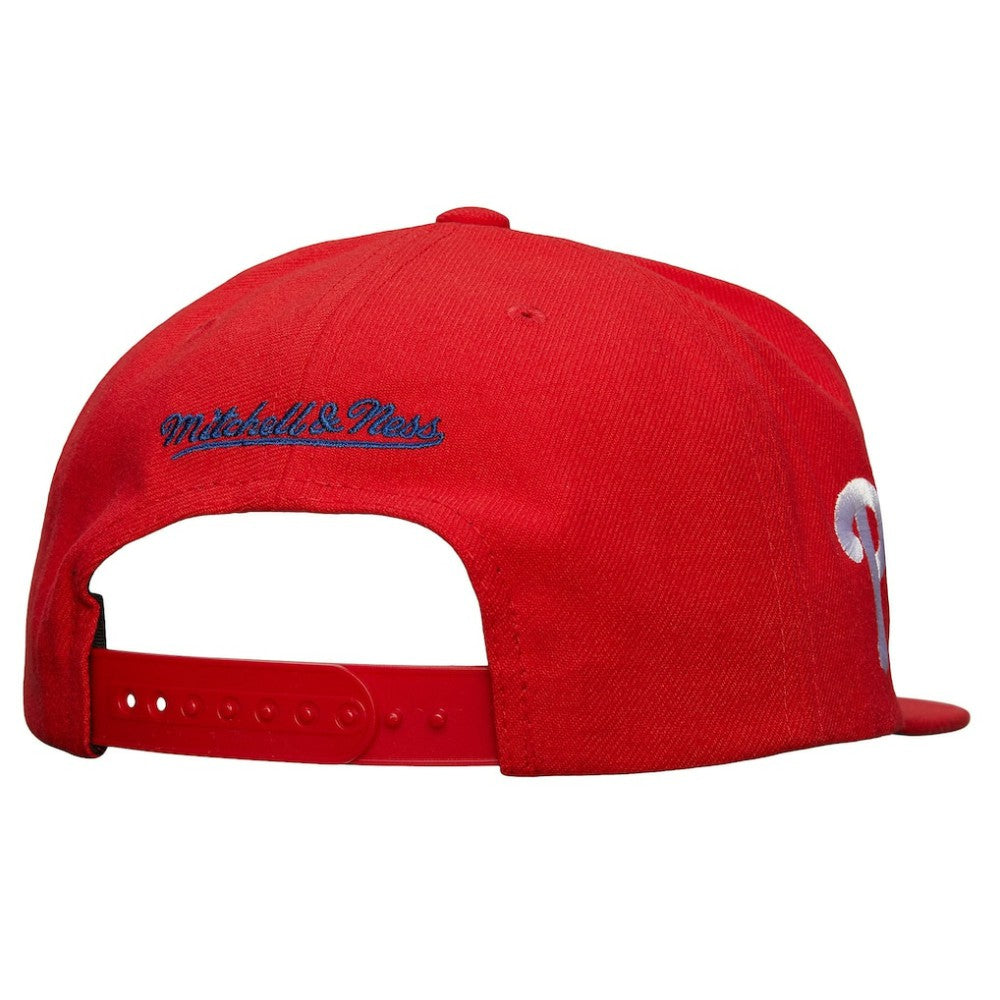 Philadelphia Phillies Mitchell & Ness Team Tagged Snapback Hat - MLB