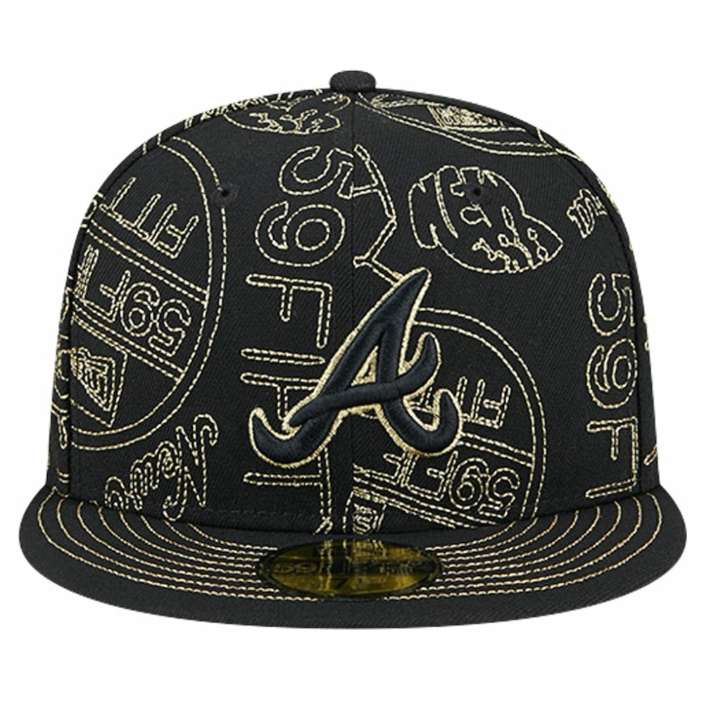 Atlanta Braves New Era 59FIFTY Day Allover Fitted Hat - MLB