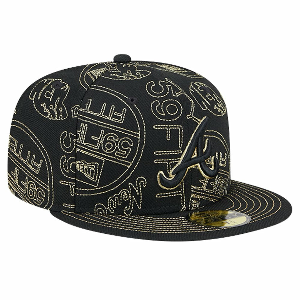 Atlanta Braves New Era 59FIFTY Day Allover Fitted Hat - MLB
