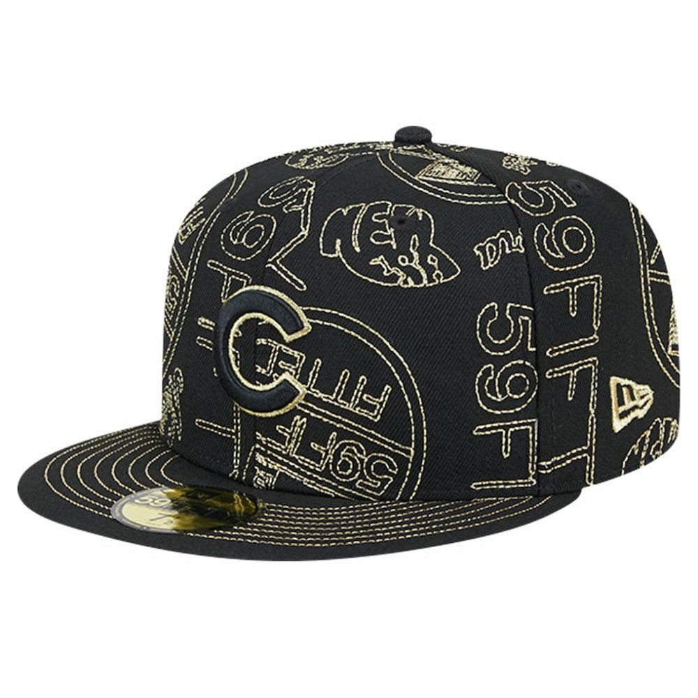 Chicago Cubs New Era 59FIFTY Day Allover Fitted Hat - MLB