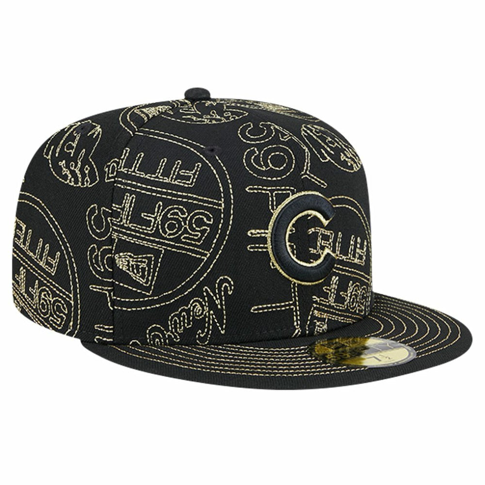 Chicago Cubs New Era 59FIFTY Day Allover Fitted Hat - MLB