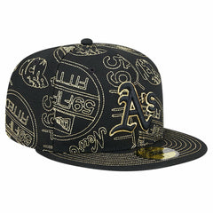 Athletics New Era 59FIFTY Day Allover Fitted Hat - MLB