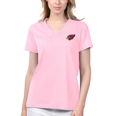 Arizona Cardinals Margaritaville Women's Game Time V-Neck T-Shirt Pink | NFL