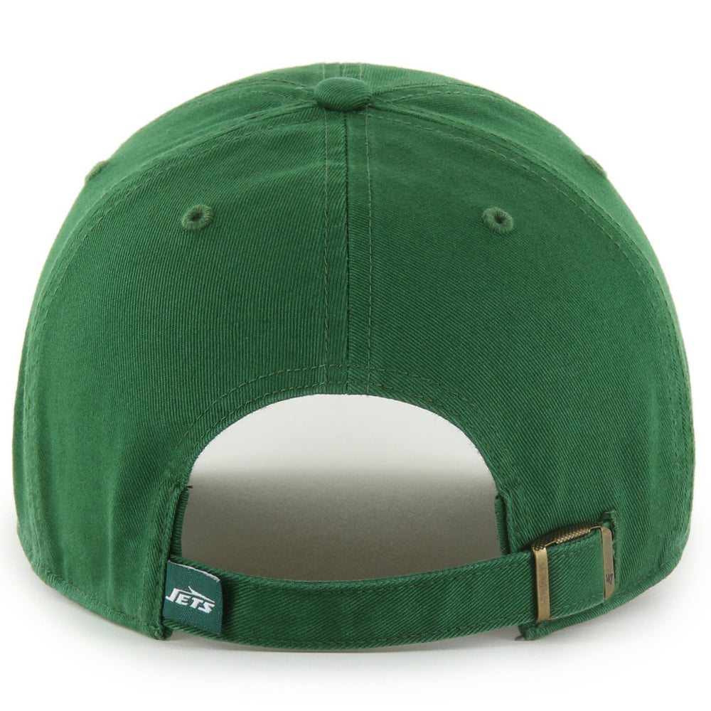New York Jets '47 Clean Up Primary Adjustable Hat Green | 47 brand
