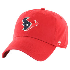 Houston Texans '47 Secondary Clean Up Adjustable Hat Red | 47 brand