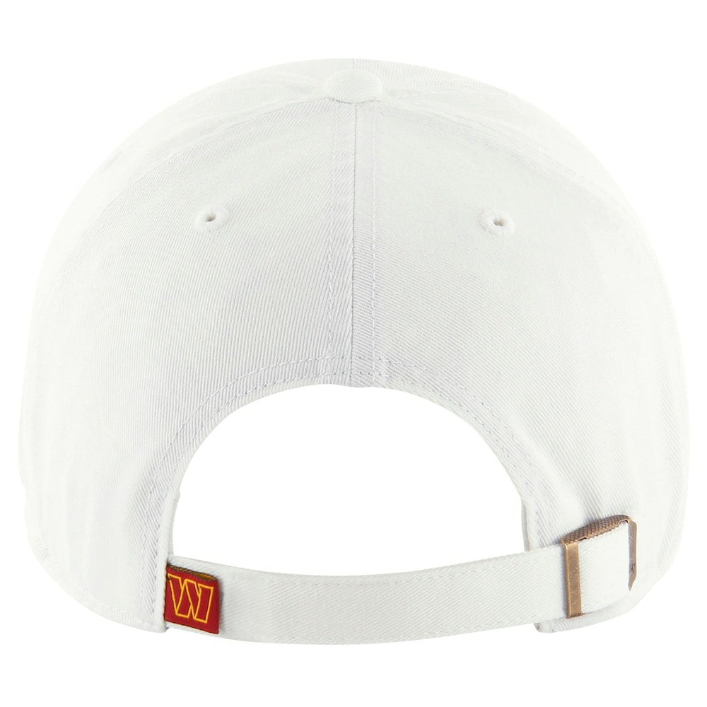 Washington Commanders '47 Clean Up Adjustable Hat White | 47 brand