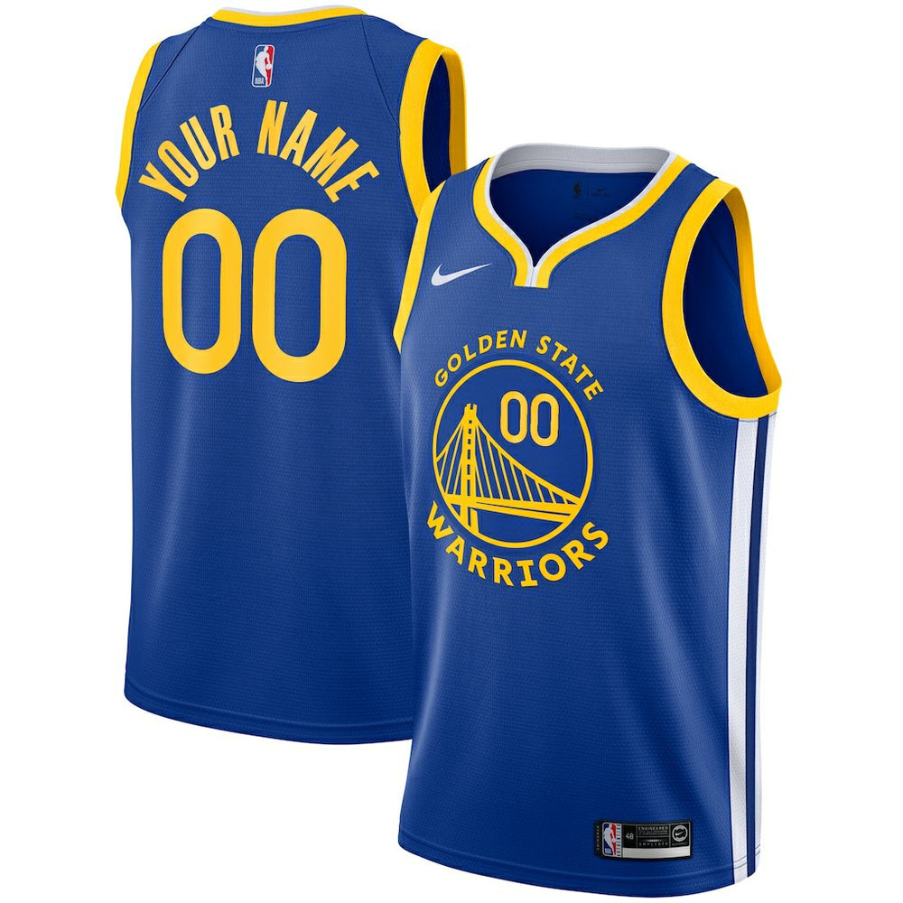 Golden State Warriors Unisex 2019/20 Custom Swingman Jersey Royal Icon Edition - NBA