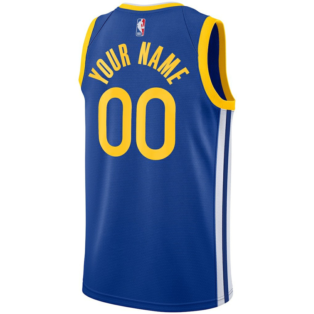 Golden State Warriors Unisex 2019/20 Custom Swingman Jersey Royal Icon Edition - NBA