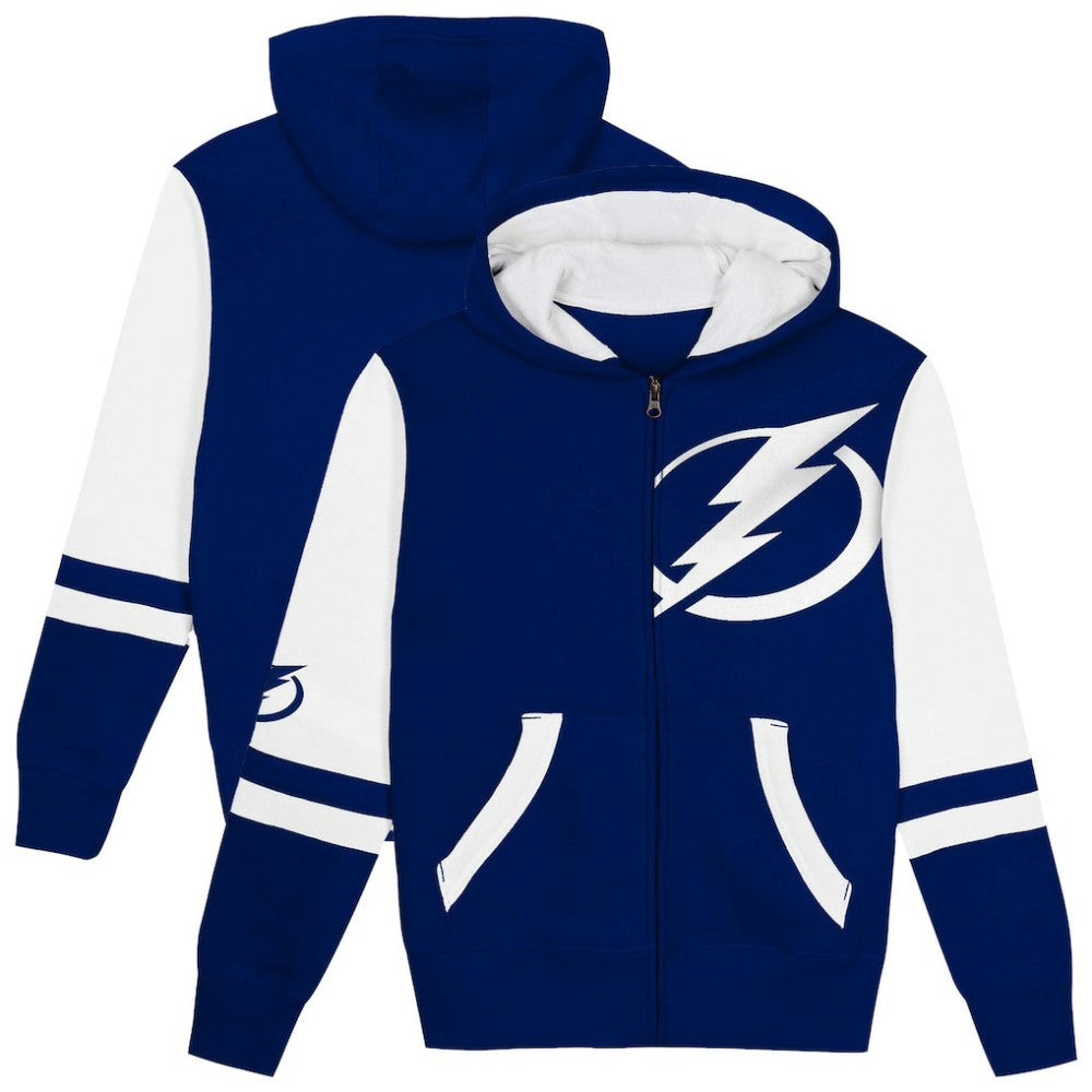 Tampa Bay Lightning Preschool Face Off Full-Zip Hoodie - Blue - NHL