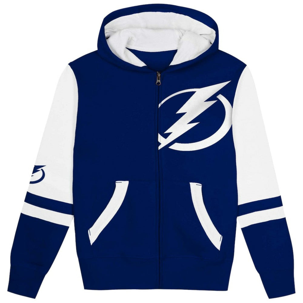 Tampa Bay Lightning Preschool Face Off Full-Zip Hoodie - Blue - NHL