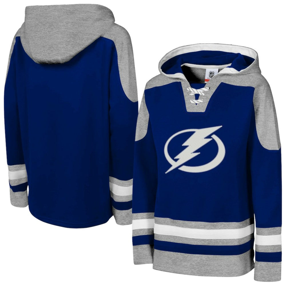 Tampa Bay Lightning Youth Ageless Must Have Home V-Neck Pullover Hoodie - Blue - NHL
