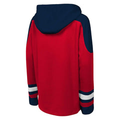 Washington Capitals Youth Ageless Must Have Home V-Neck Pullover Hoodie - Red - NHL