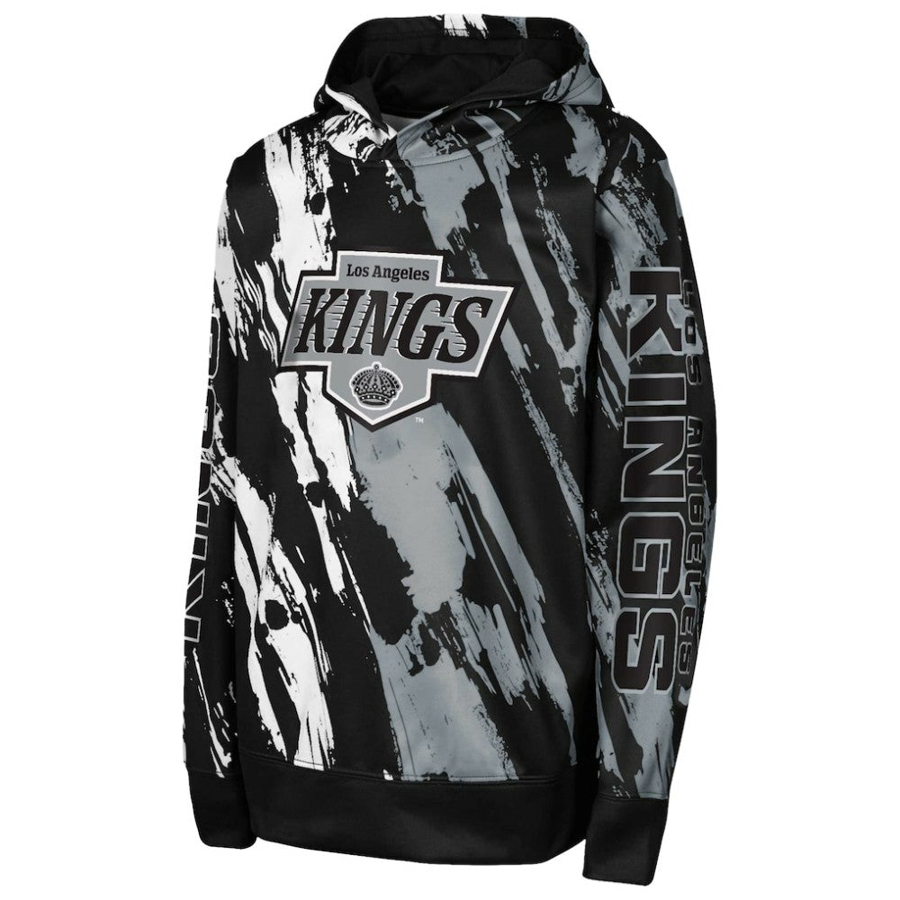 Los Angeles Kings Youth Master Snipe Pullover Hoodie - Black - NHL