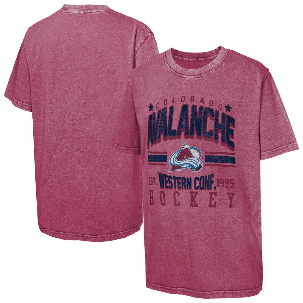 Colorado Avalanche Youth Sure Short T-Shirt - Burgundy - NHL