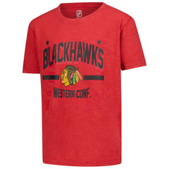 Chicago Blackhawks Youth Sure Short T-Shirt - Red - NHL
