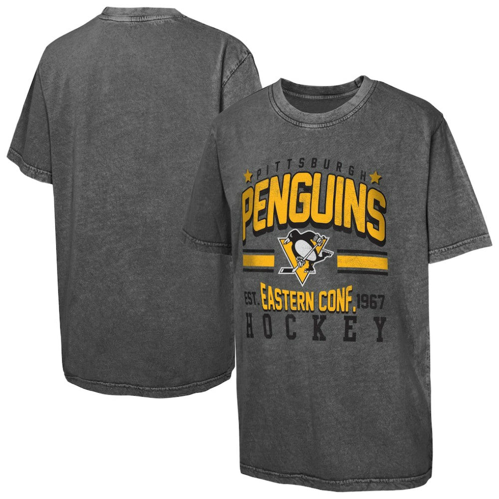 Pittsburgh Penguins Youth Sure Short T-Shirt - Black - NHL