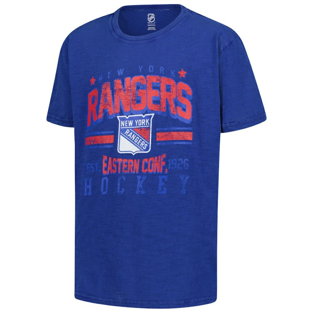 New York Rangers Youth Sure Short T-Shirt - Royal - NHL